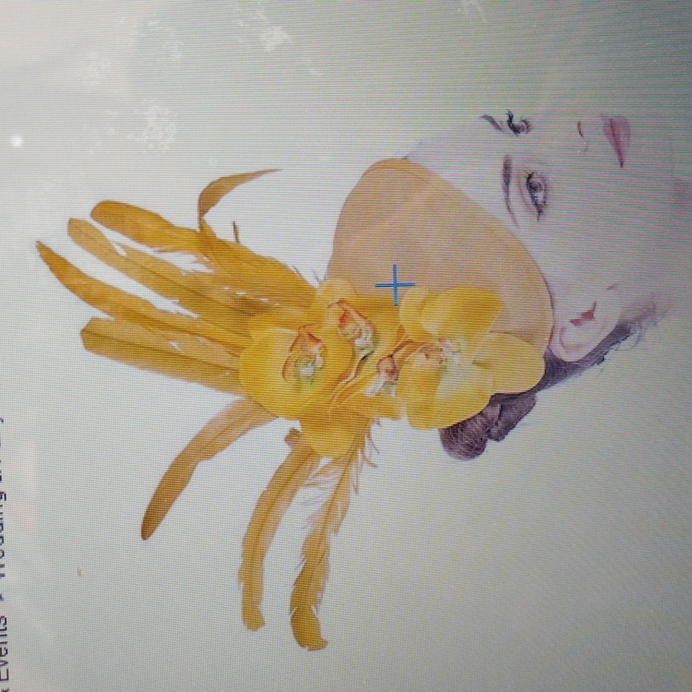 Fascinator Vintage Look Yellow 🟡 Sinmay Large Stand-up Kentucky Derby Church